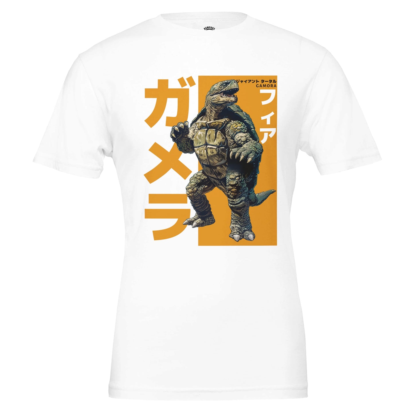 GAMORA T-Shirt, Retro Kaiju Inspired Design, Bold Japanese Design Tee, 100% Soft Cotton, Unisex Fit - Rampage Design Studio