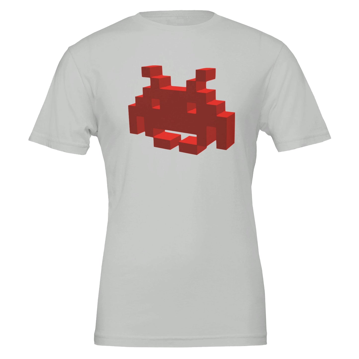 Voxel Invader - Premium Unisex Crewneck T-shirt - Rampage Design Studio