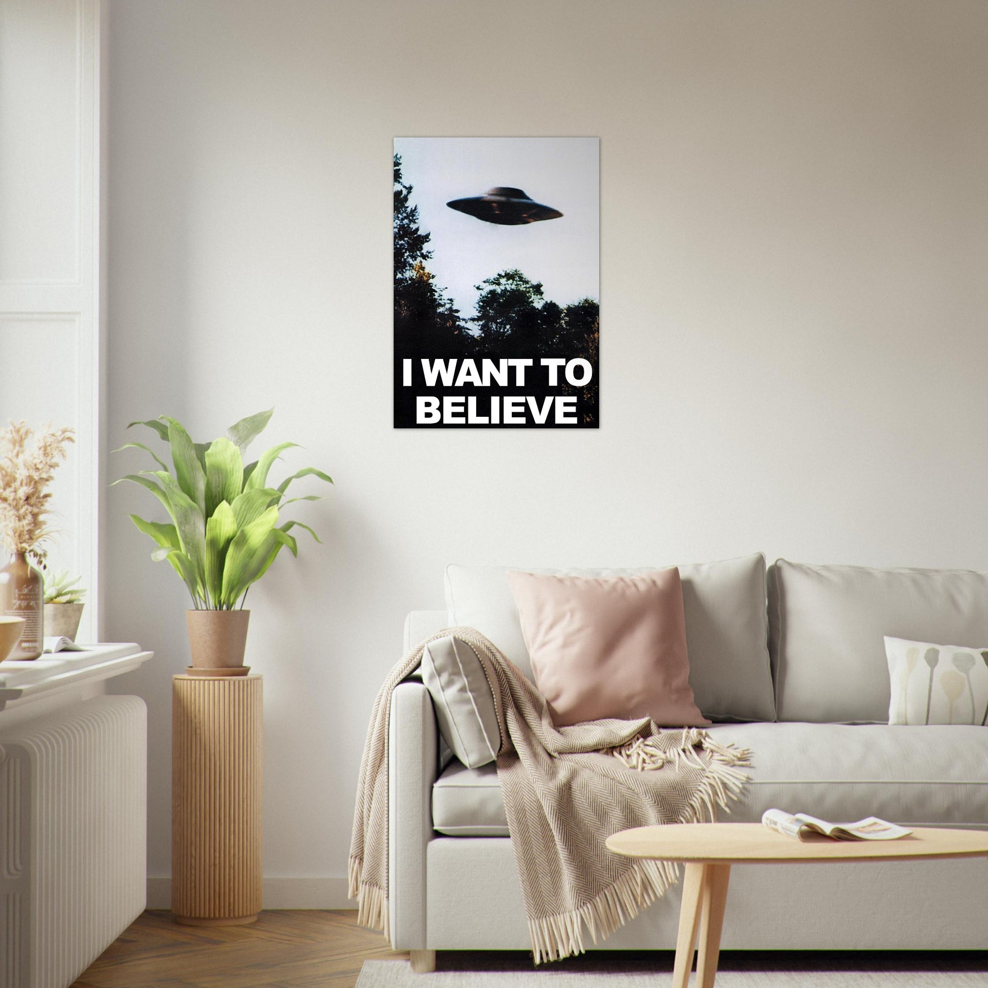 UFO “I Want To Believe” Style Poster - Rampage Design Studio