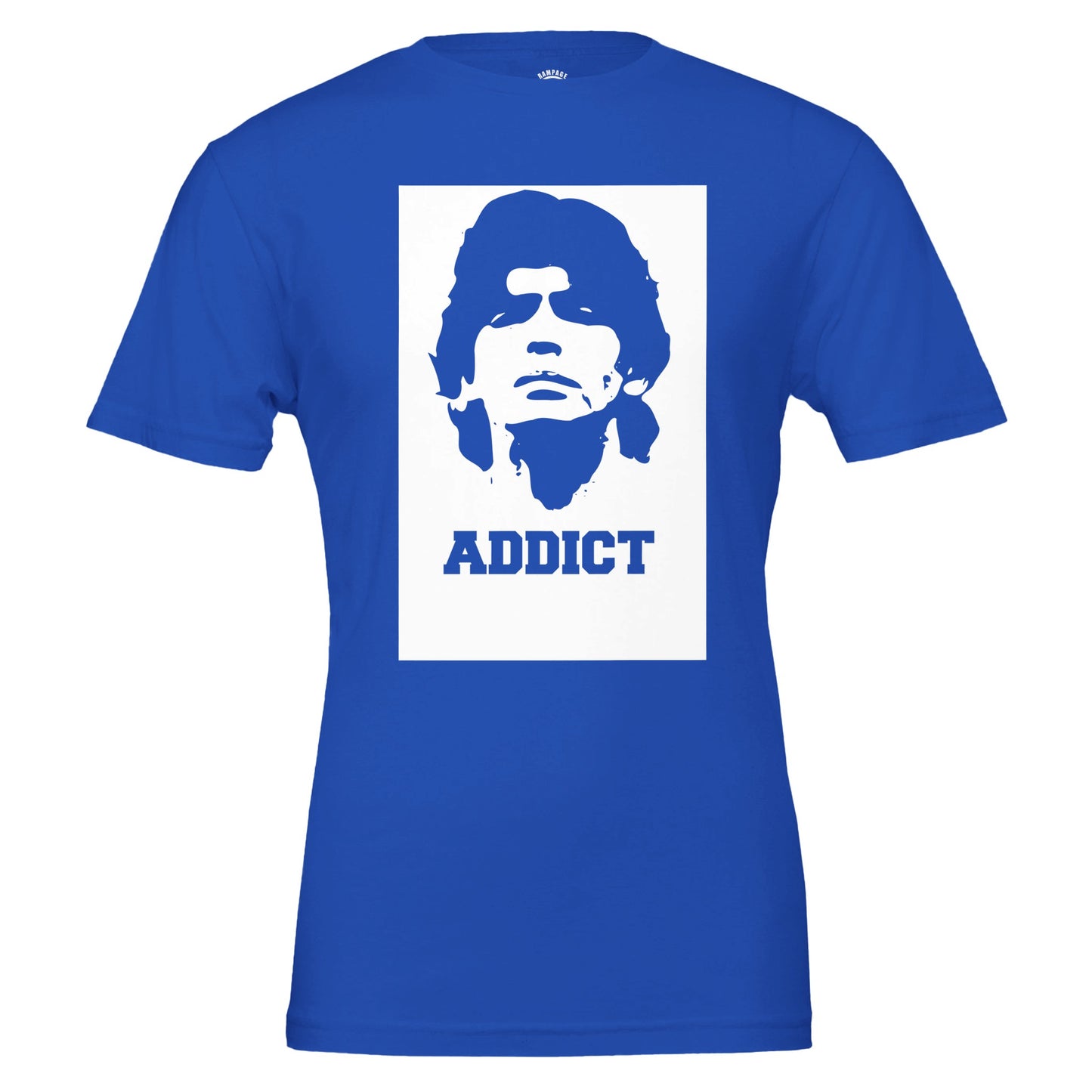 ADDICT - Diego Maradona Premium Unisex Crewneck T-shirt - Rampage Design Studio
