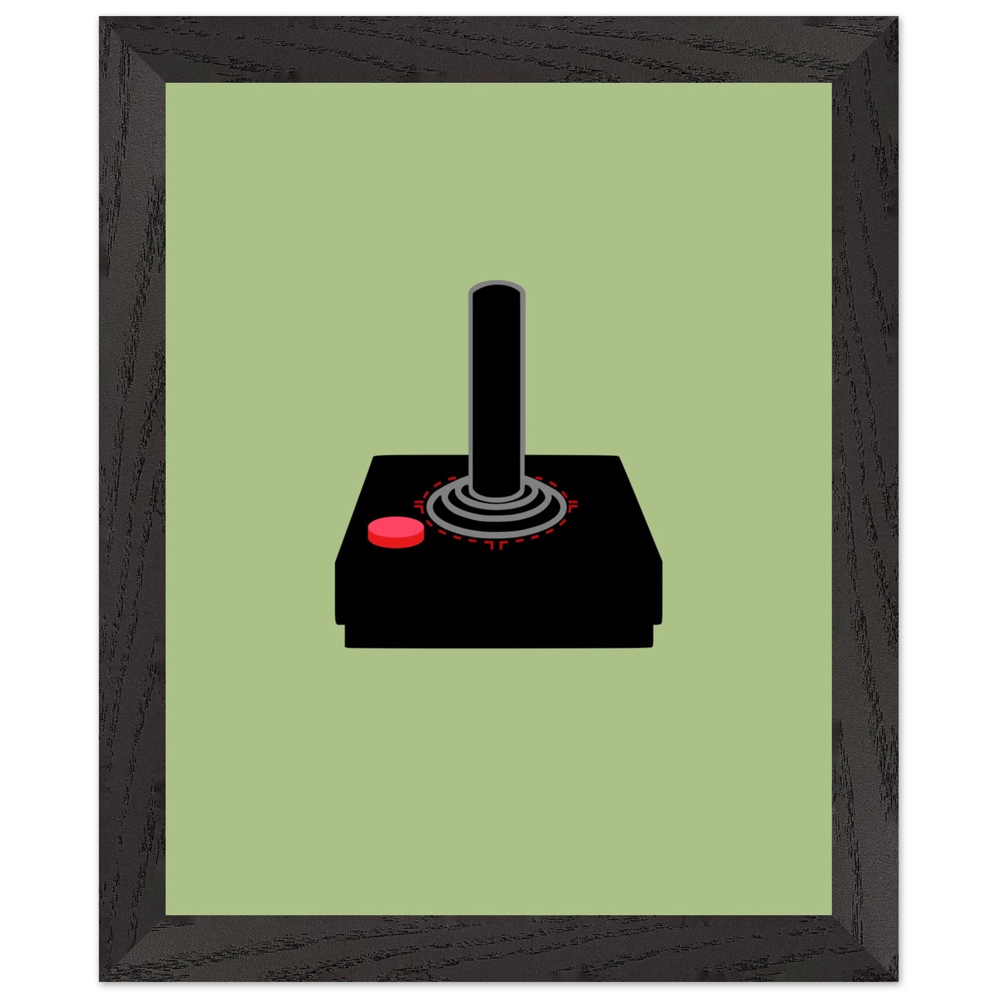 Atari Controller Wall Art, Game Controller Framed Poster, Gift for Gamers, Boys Room Decor, Teen Room Decor, Video Game Art, Video Game Print - Rampage Design Studio
