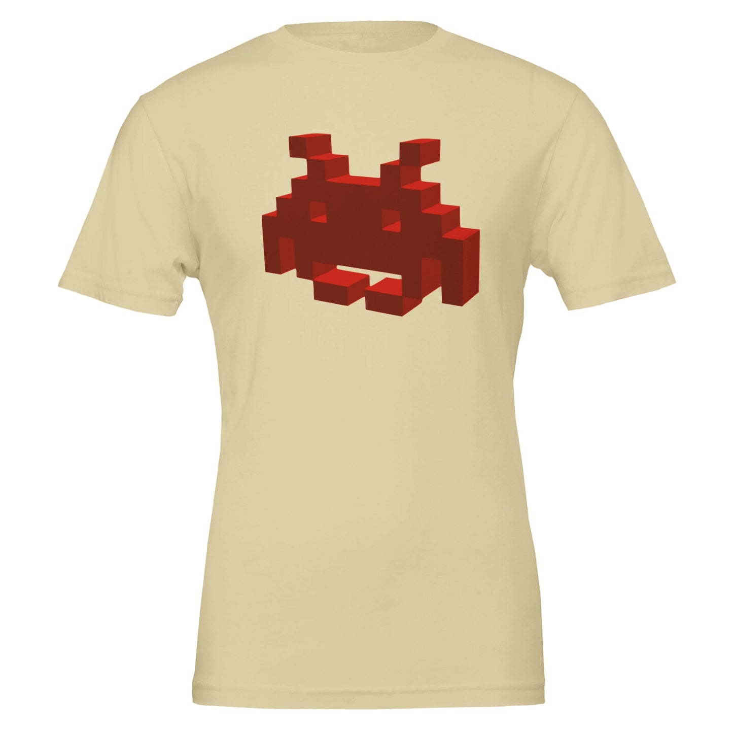 Voxel Invader - Premium Unisex Crewneck T-shirt - Rampage Design Studio