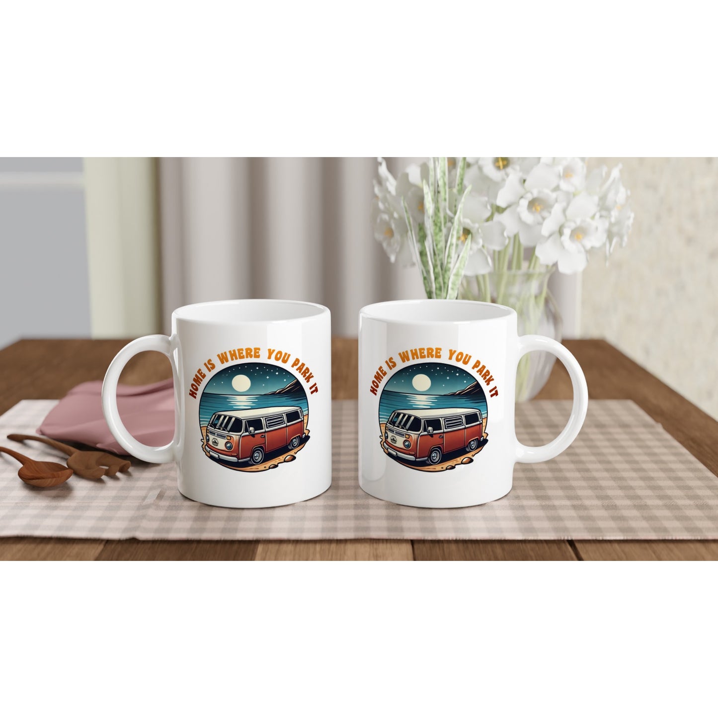 Home Is Where You Park It camper van mug - Rampage Design Studio