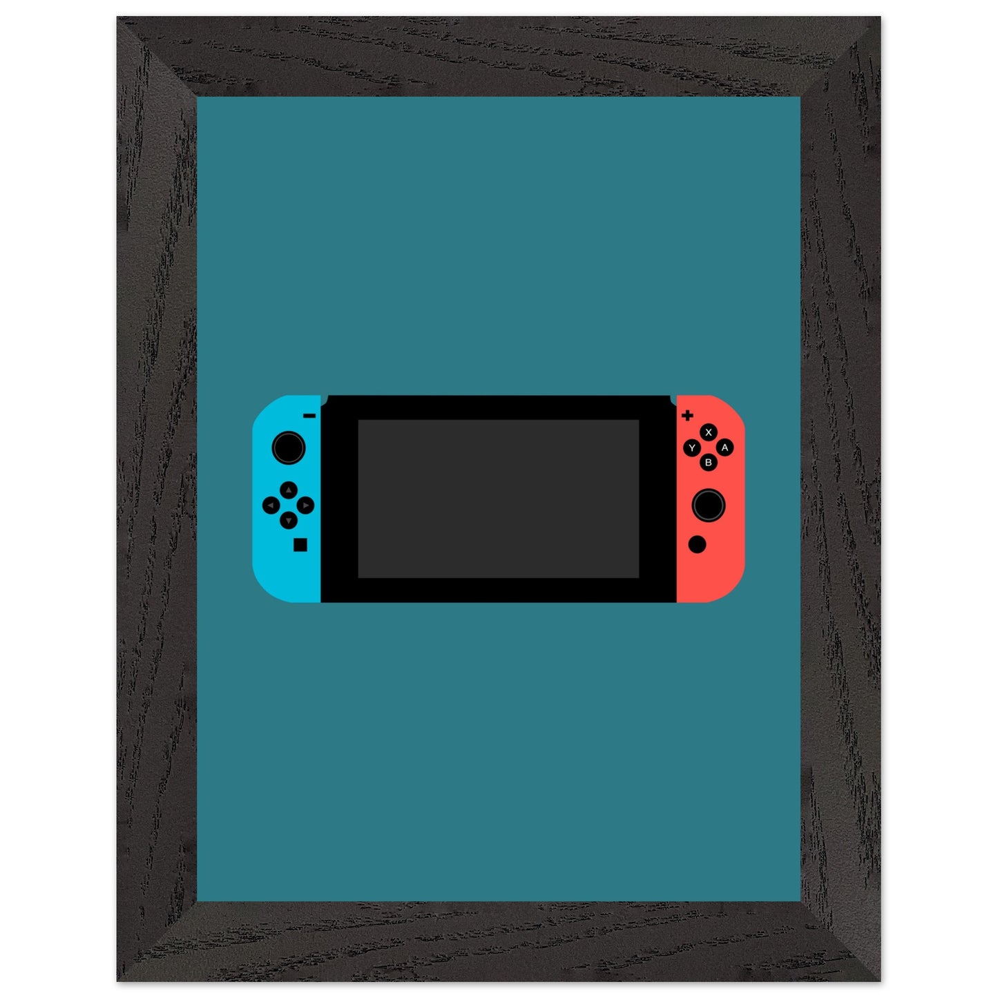 Nintendo Switch Wall Art, Game Console Framed Poster, Gift for Gamers, Boys Room Decor, Teen Room Decor, Video Game Art, Video Game Print - Rampage Design Studio