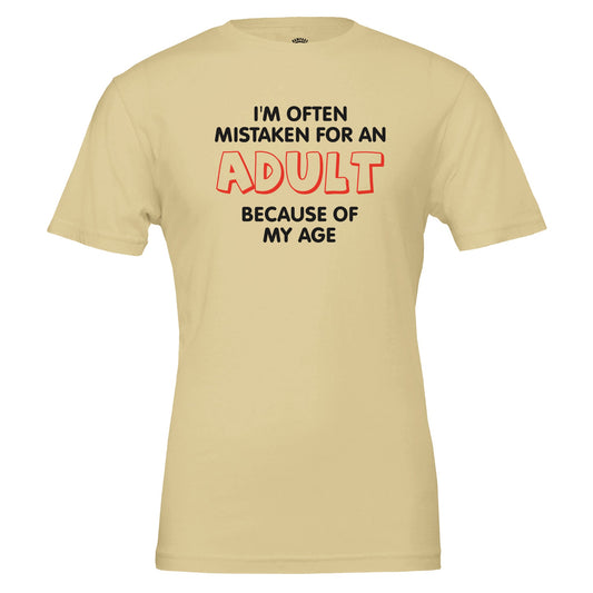 Funny Adulting T-Shirt – Relatable Humor Tee for “Barely Adulting” Humans - Rampage Design Studio