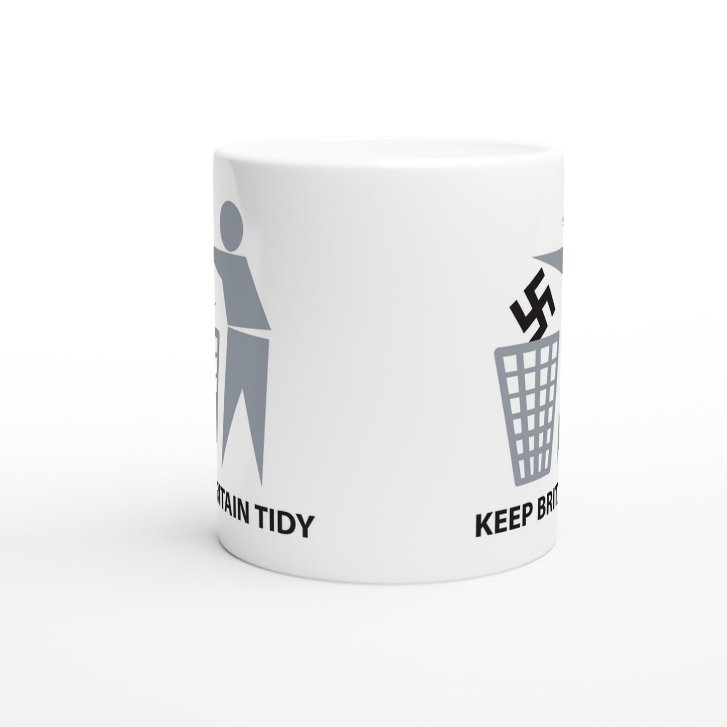 Anti Racism - White 11oz Ceramic Mug - Rampage Design Studio