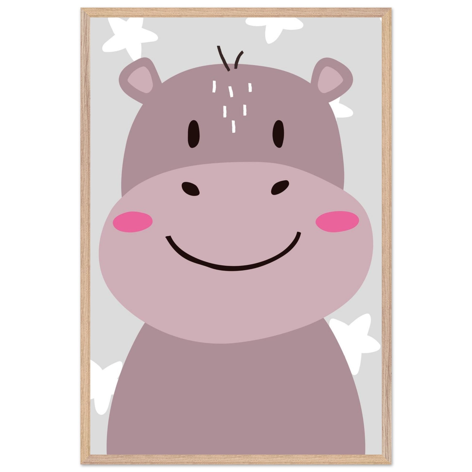 Personalized Nursery Wall Art Custom Animal Print for Kids Room - Rampage Design Studio