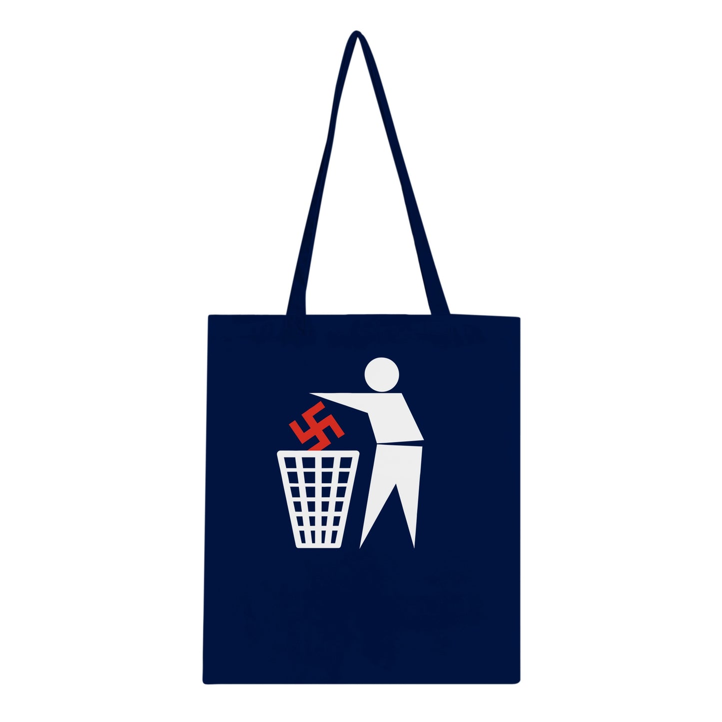 Anti-Hate Tote Bag | Anti-Racism Symbolic Art | Say No to Hate - Rampage Design Studio