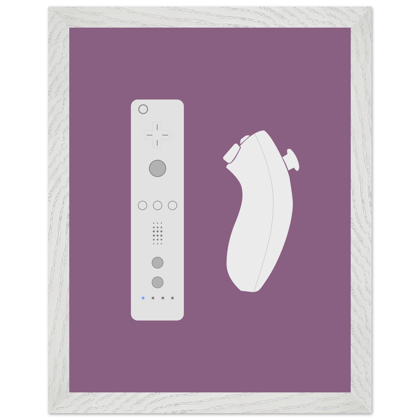 Nintendo Wii Wall Art, Game Controller Framed Poster, Gift for Gamers, Boys Room Decor, Teen Room Decor, Video Game Art, Video Game Print - Rampage Design Studio