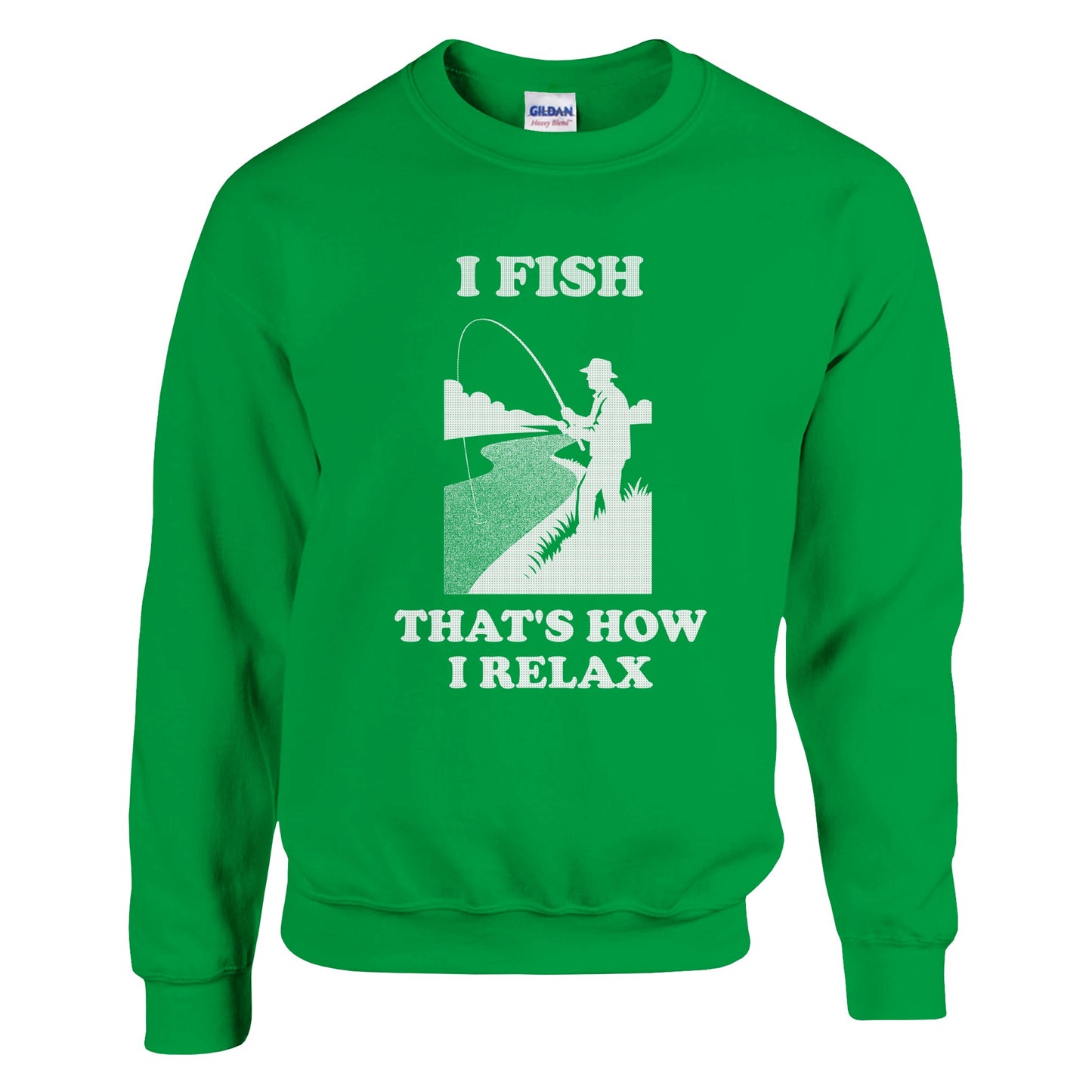 I Fish That’s How I Relax Sweatshirt | Funny Fisherman Gift | Angler Fishing Shirt | Outdoors Shirt | Rampage Design Studio - Rampage Design Studio