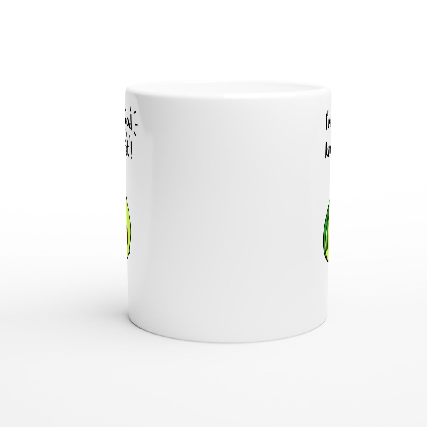 Funny Avocado Mug – “The Good Kind of Fat” 11oz Cup - Rampage Design Studio