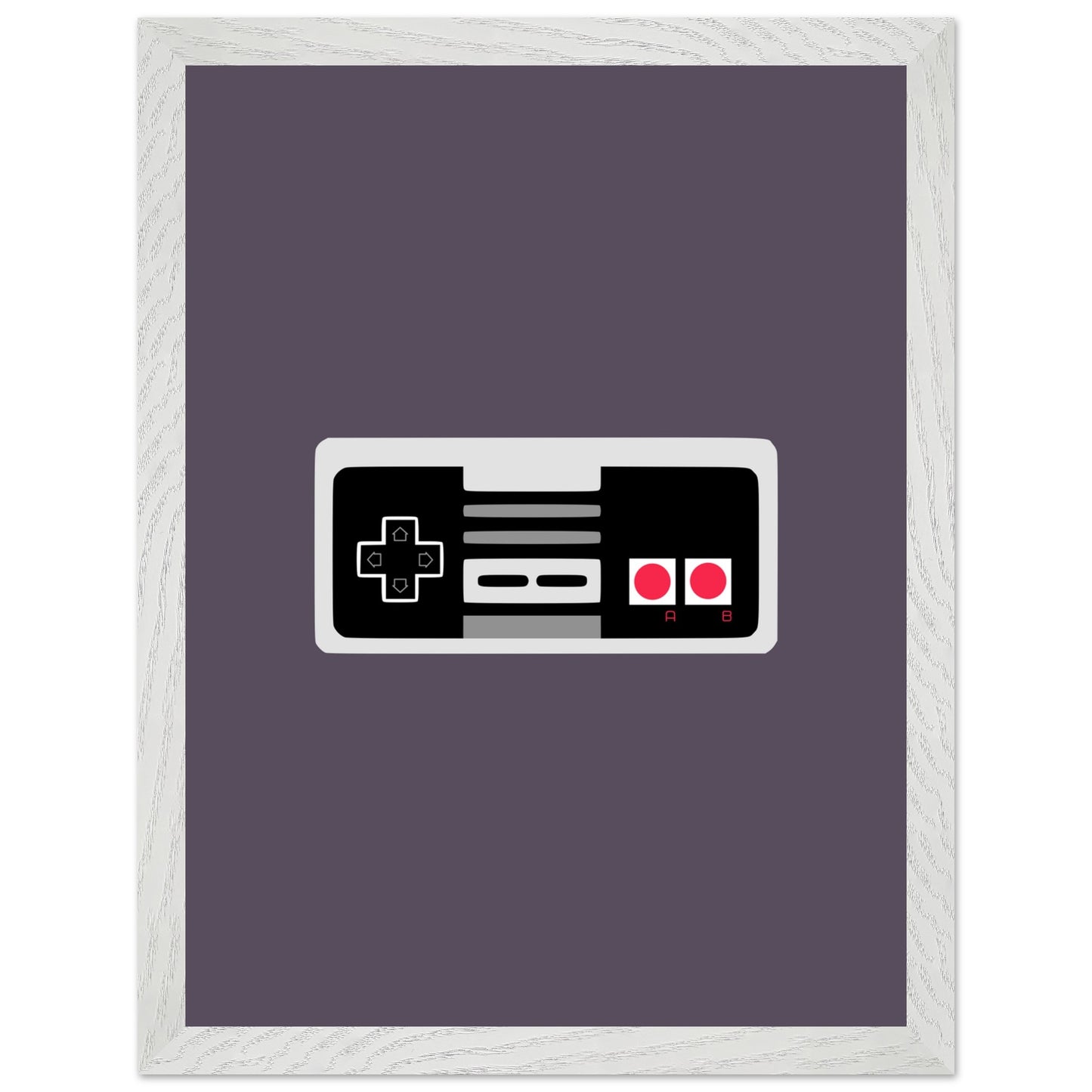 NES Wall Art, Game Controller Framed Poster, Gift for Gamers, Boys Room Decor, Teen Room Decor, Video Game Art, Video Game Print - Rampage Design Studio