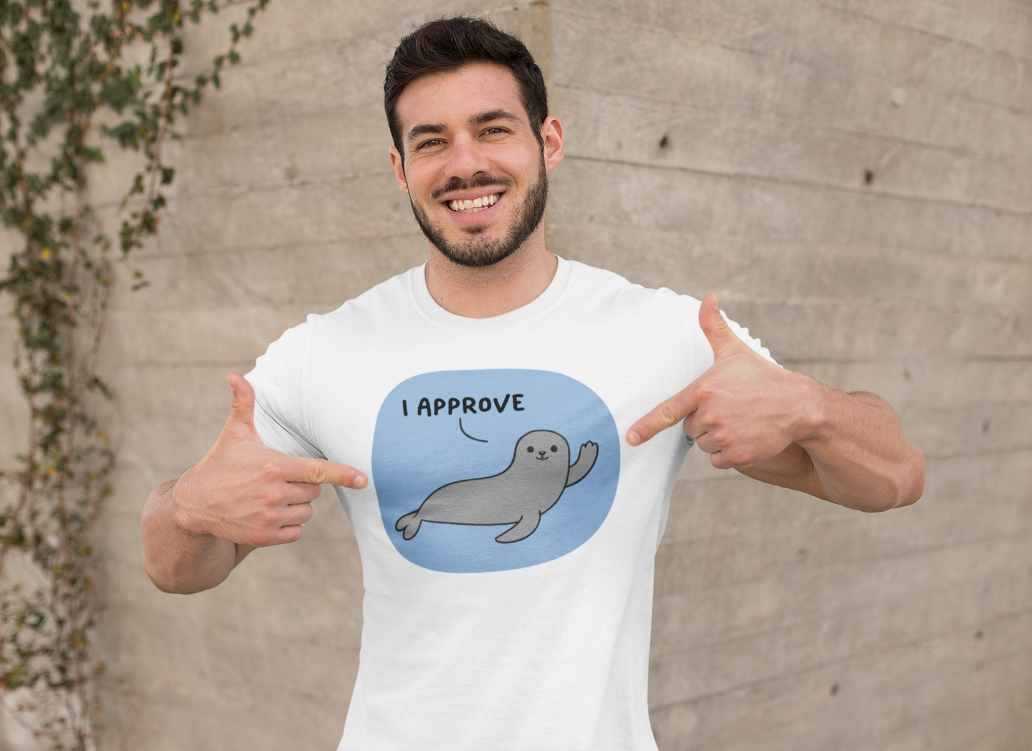 I Approve Seal T-Shirt – Cute Seal of Approval Funny Graphic Tee - Rampage Design Studio