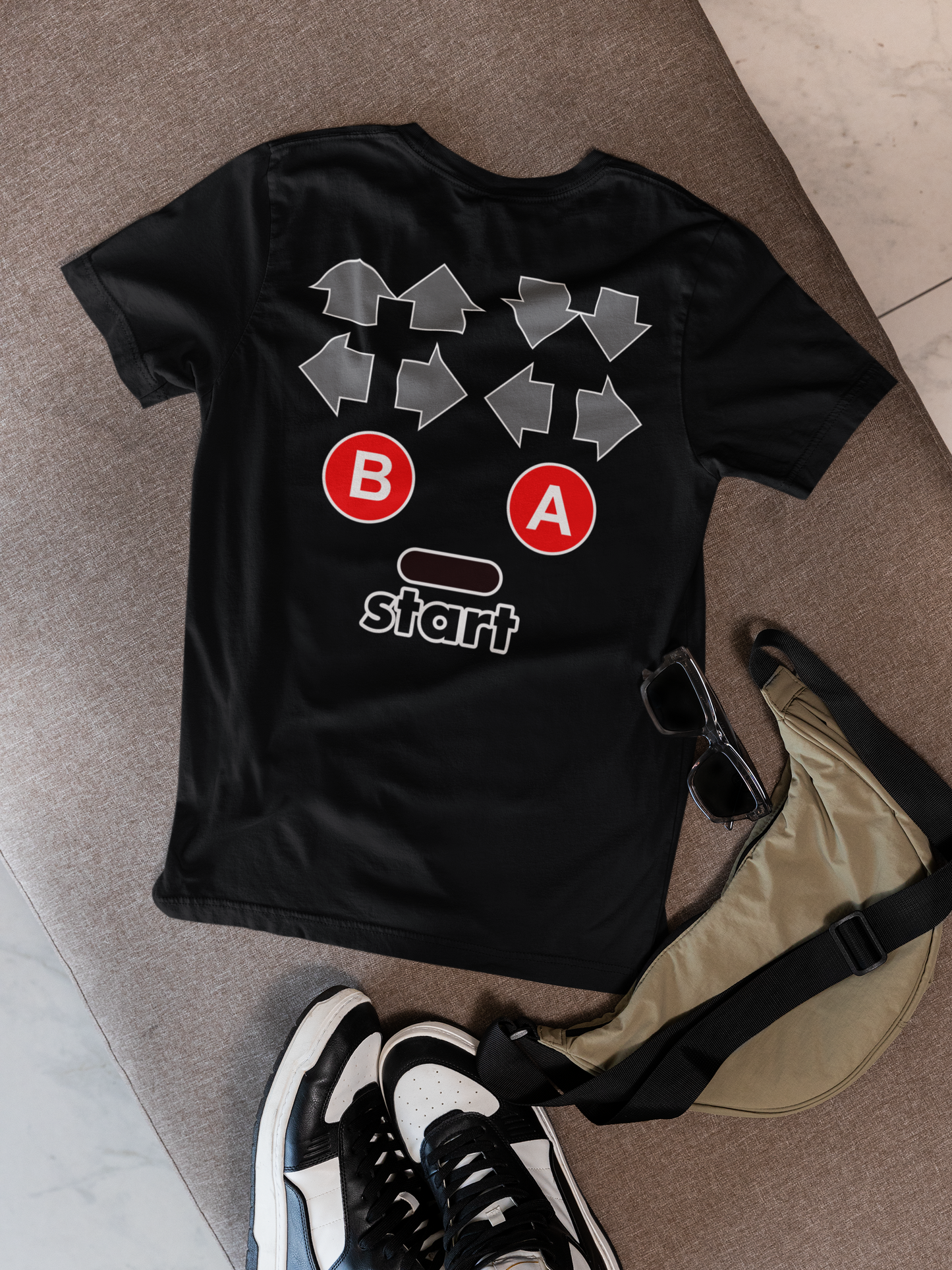 The Konami Code T-Shirt, Cheat Code Tee, Gaming T-Shirt, Gamers Shirt, Gaming Meme Tee, Gift for Geeks - Rampage Design Studio