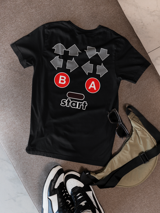 The Konami Code T-Shirt, Cheat Code Tee, Gaming T-Shirt, Gamers Shirt, Gaming Meme Tee, Gift for Geeks - Rampage Design Studio