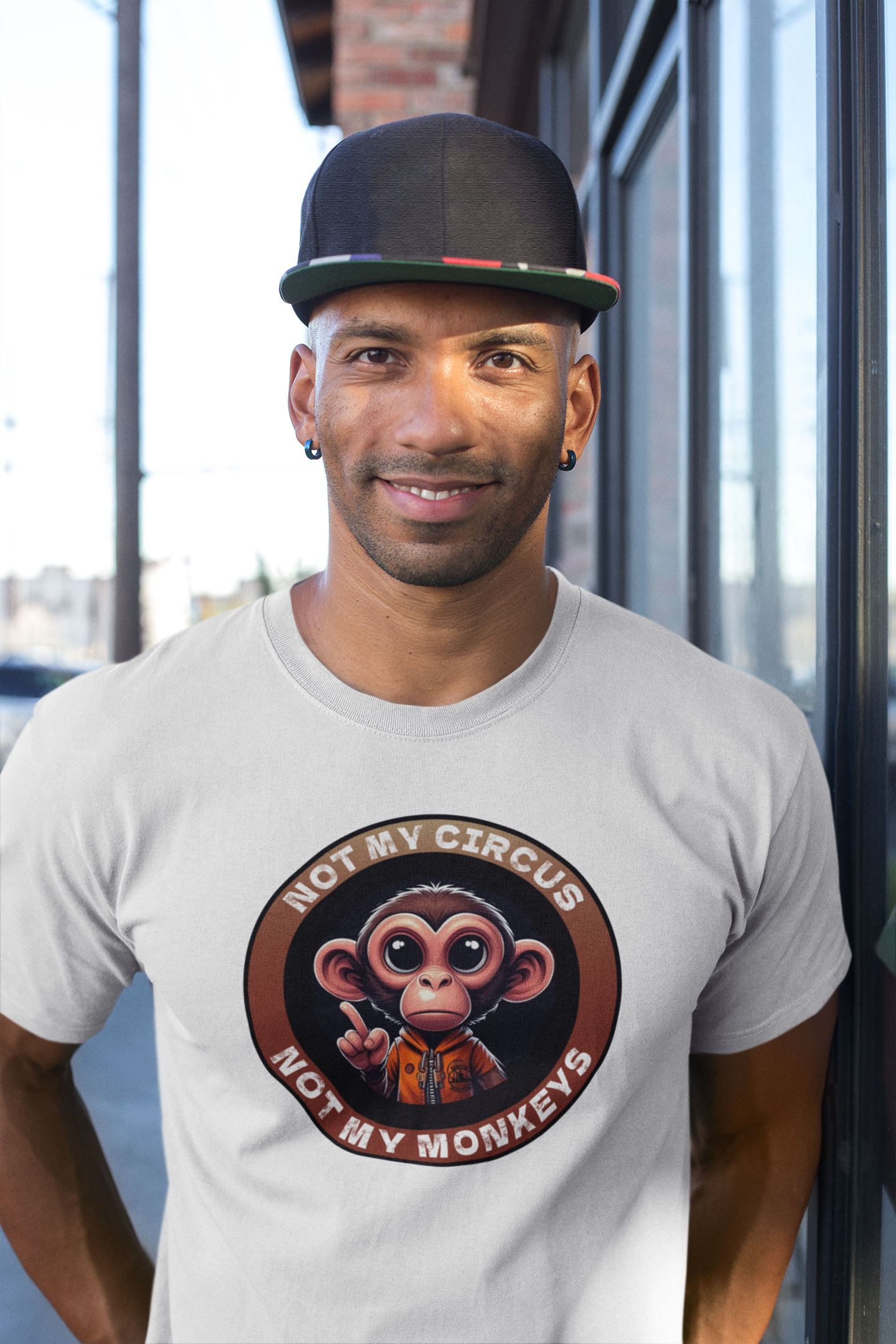 Not My Circus, Not My Monkeys - Premium Unisex Crewneck T-shirt - Rampage Design Studio