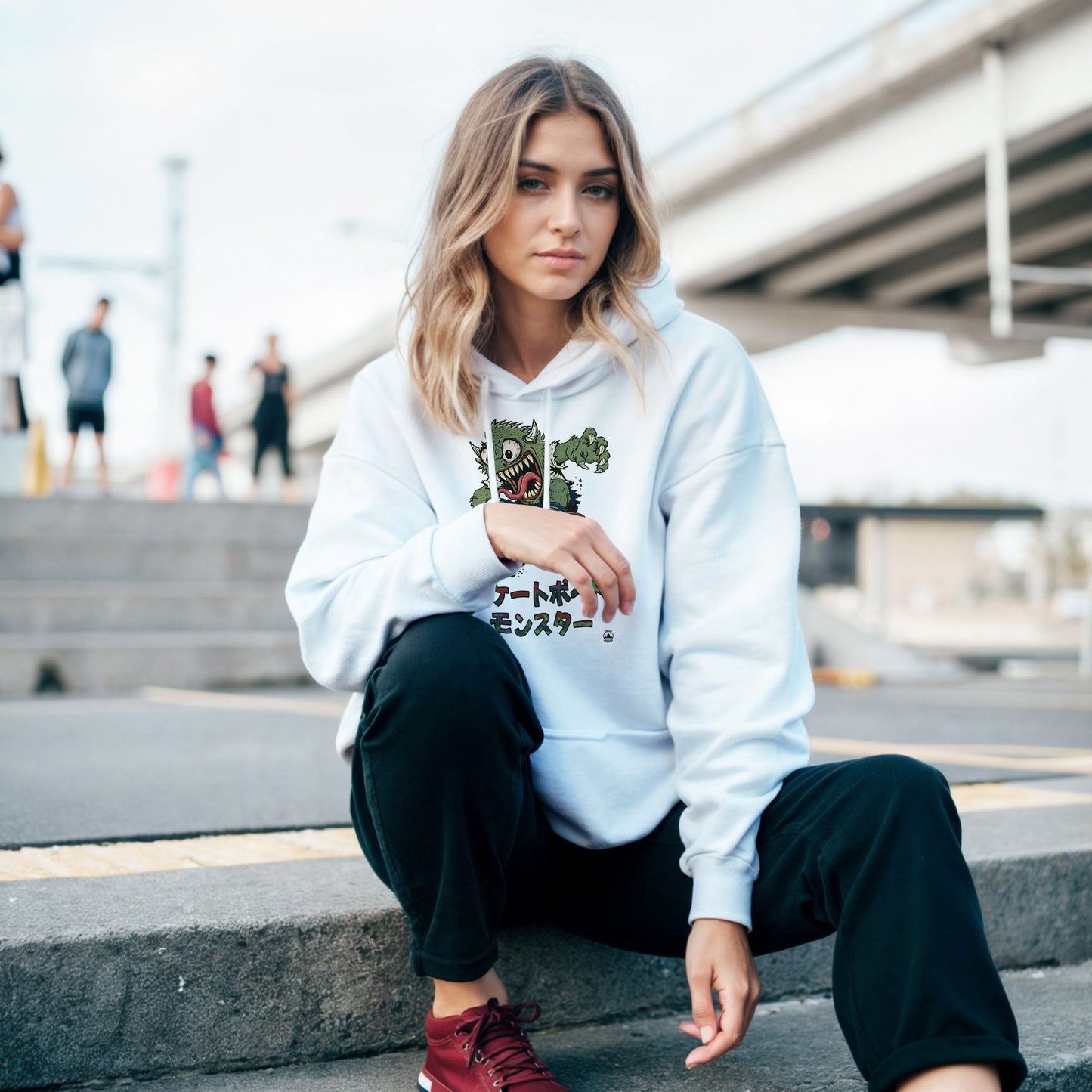 Monster Skateboard Hoodie – Original Rampage Design