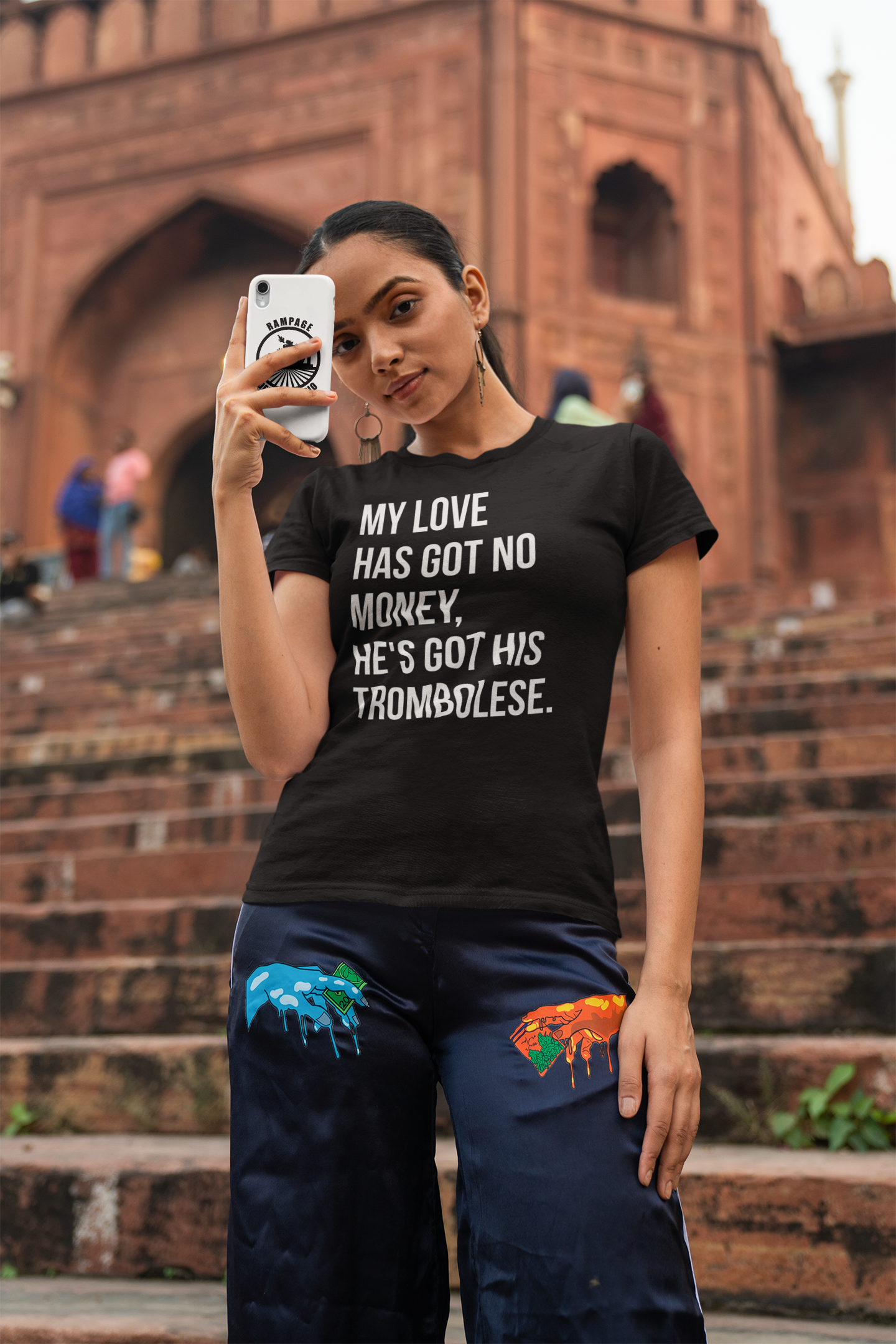 Funny Misheard Lyrics T-Shirt – Women's Gildan 64000L, Eco-Friendly, Soft Cotton Tee - Rampage Design Studio
