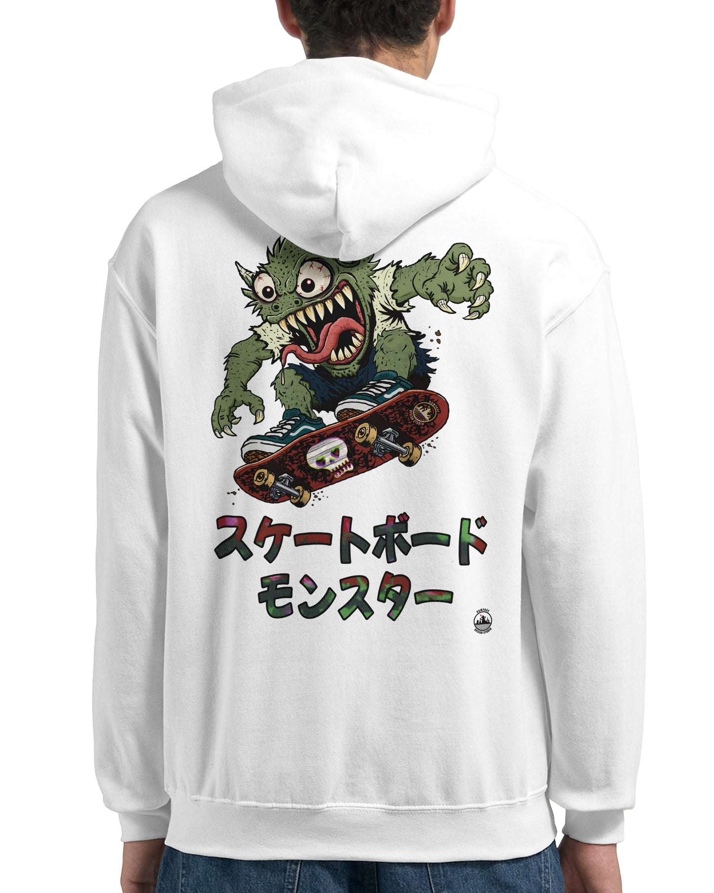 Monster Skateboard Hoodie – Original Rampage Design
