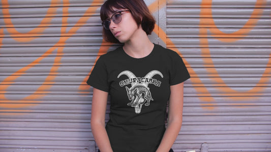 Chupacabra Cryptid Illustration T-Shirt, Gothic Horror Monster Tee