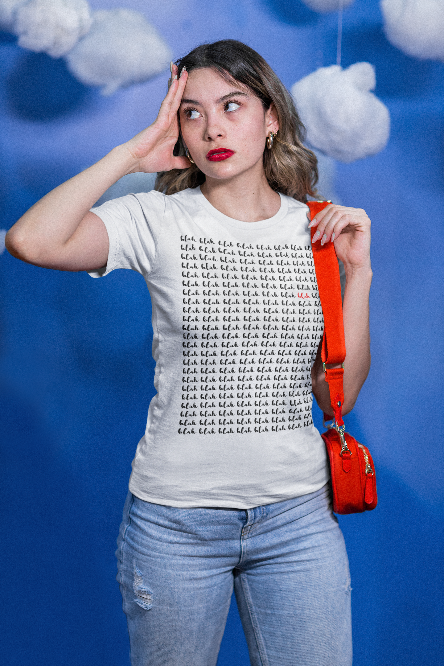 Blah Blah Blah Funny Graphic T-Shirt - Rampage Design Studio