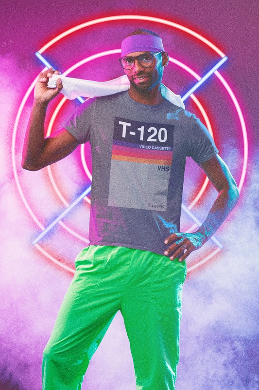 Retro VHS T-120 T-Shirt - Rampage Design Studio
