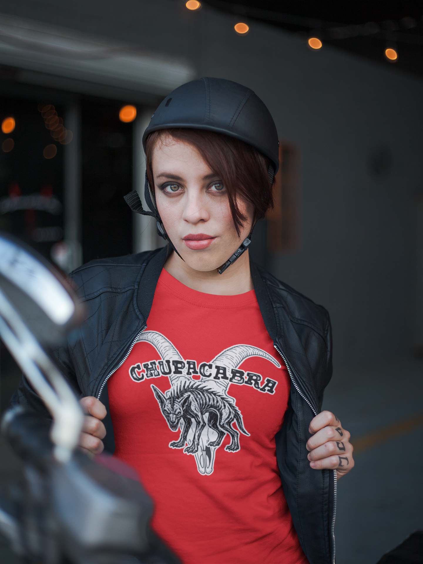Chupacabra Cryptid Illustration T-Shirt, Gothic Horror Monster Tee