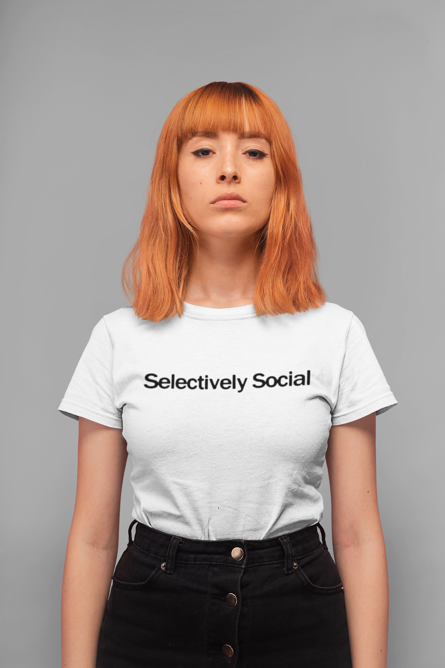 Introverts Tee "Selectively Social"  Antisocial T-Shirt, Anxiety clothing, Autism Shirt, Unisex Fit - Rampage Design Studio