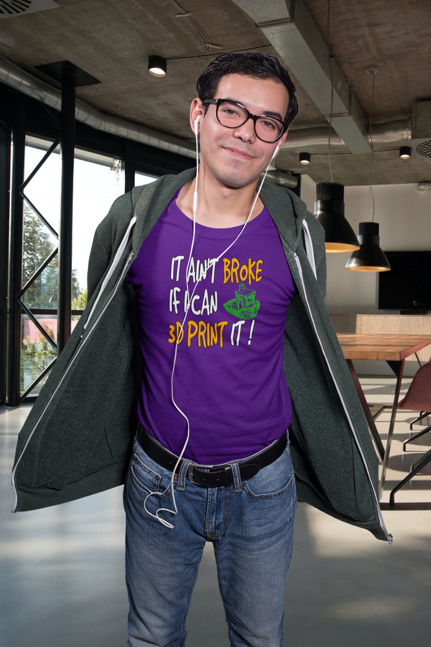 Funny 3D Printing T-Shirt - Rampage Design Studio