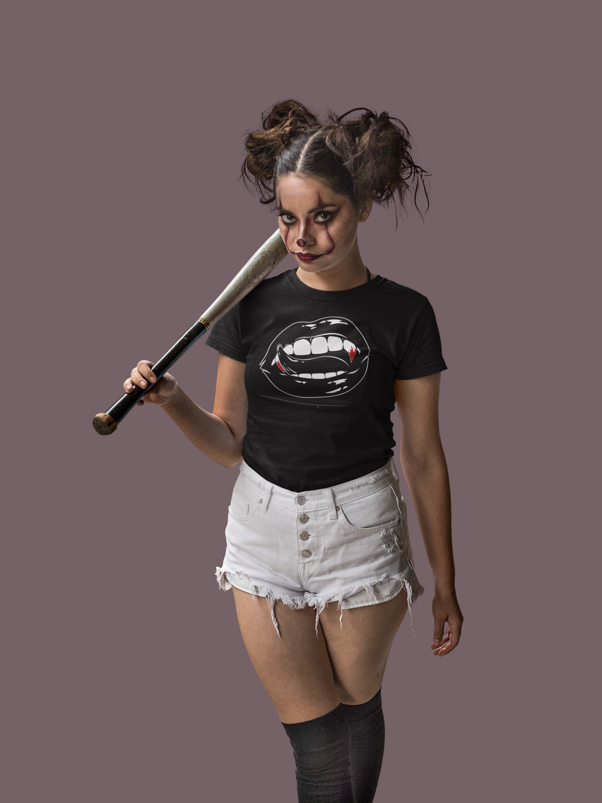 Vampire Fangs T-Shirt - Free Delivery Worldwide